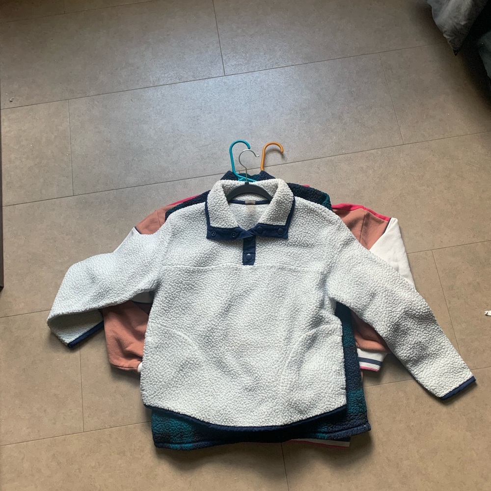 St. John's Bay White Sweater Jacket Lightweight Casual